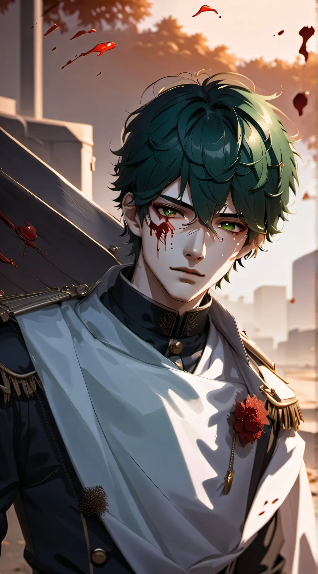 ai character: deku (past) background