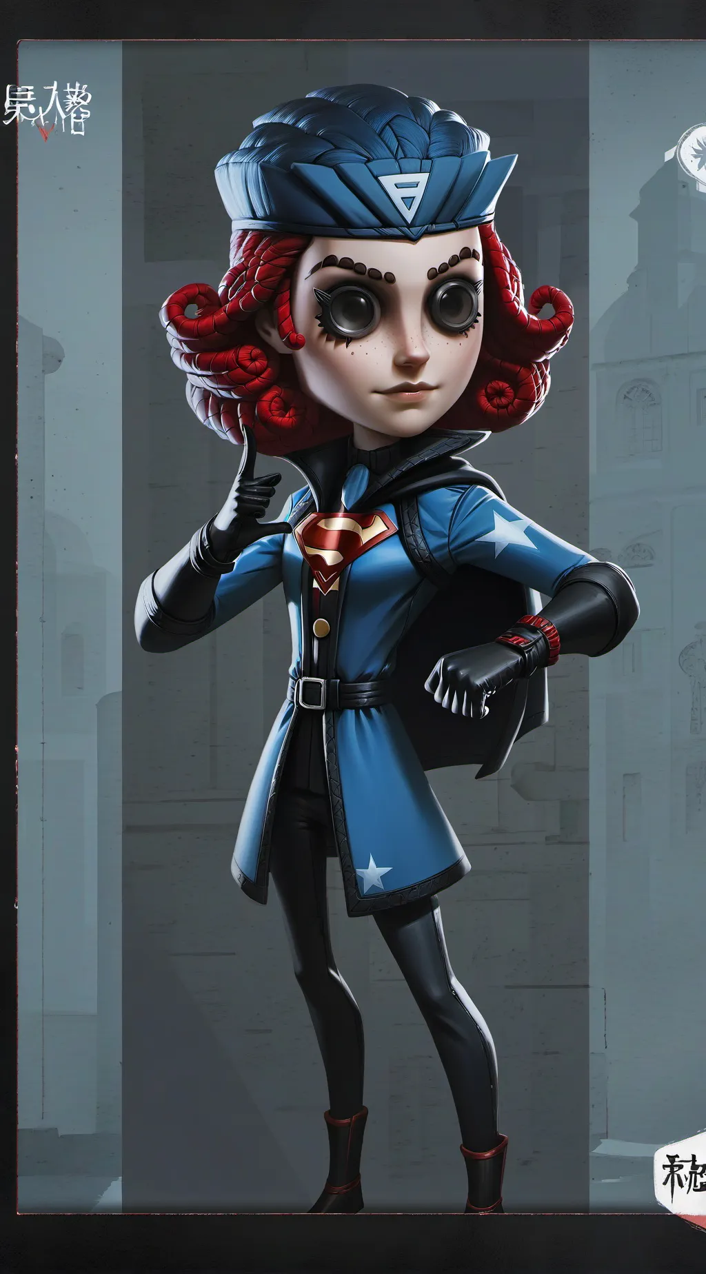 ai character: Luna background