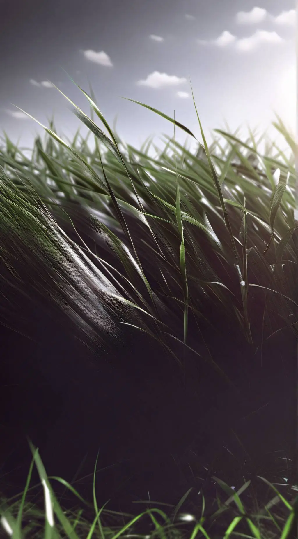 ai character: Grass background