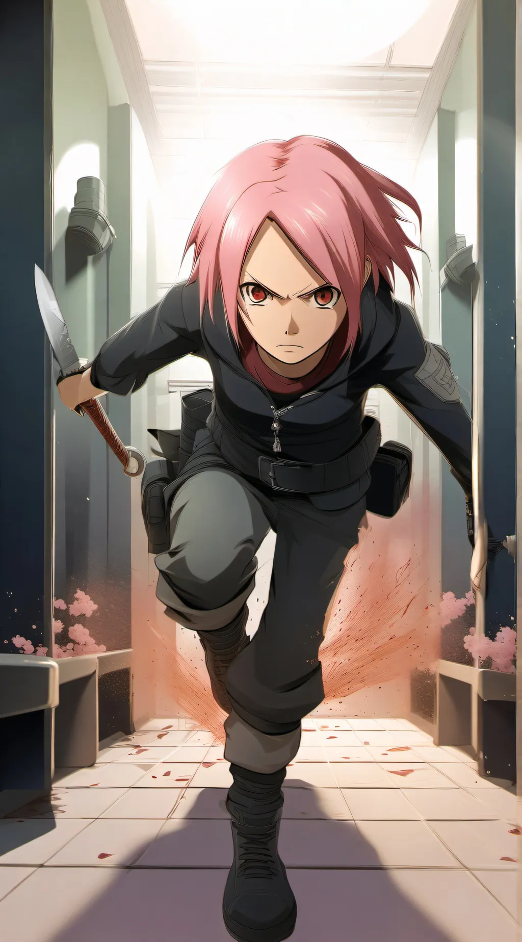 ai character: Sakura background