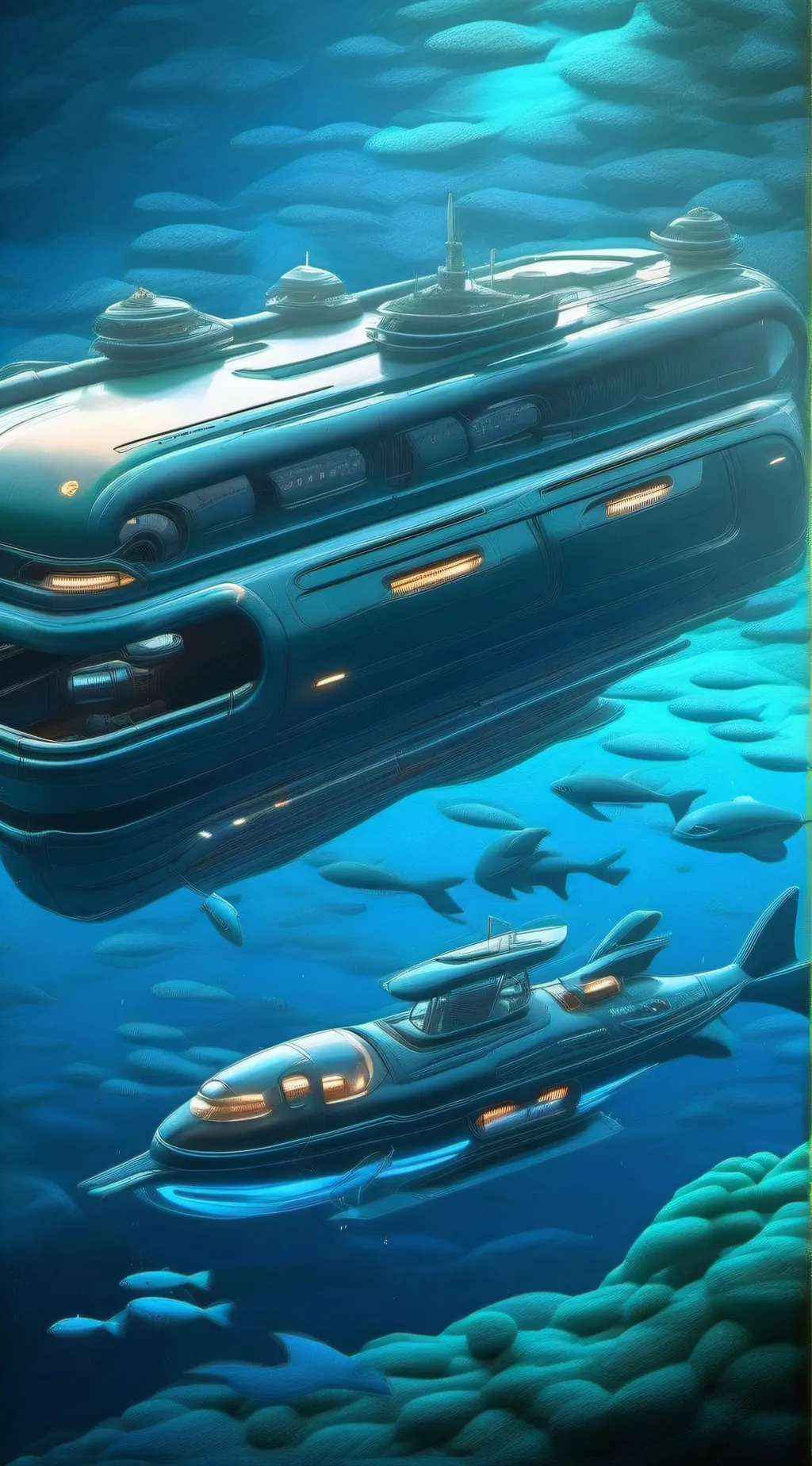 ai character: PRV Sumbmarine background