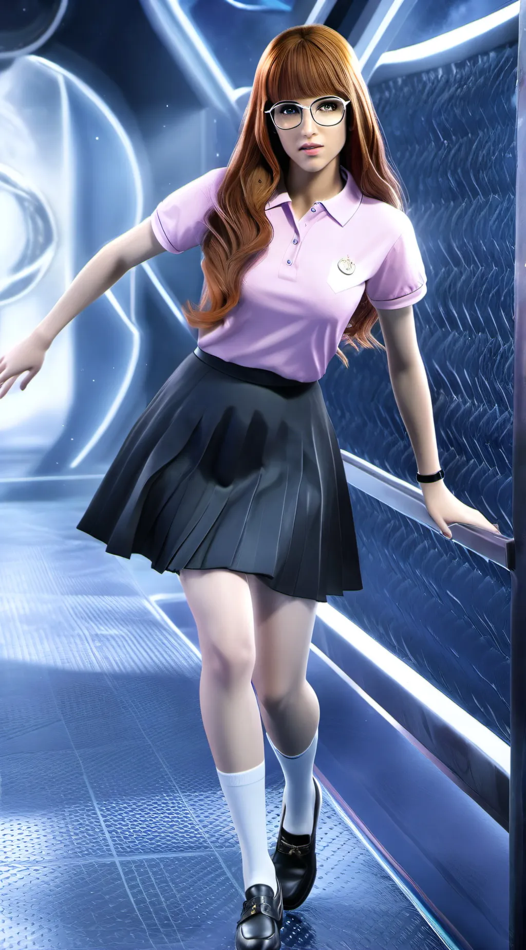 ai character: Emma vs Amanda  background