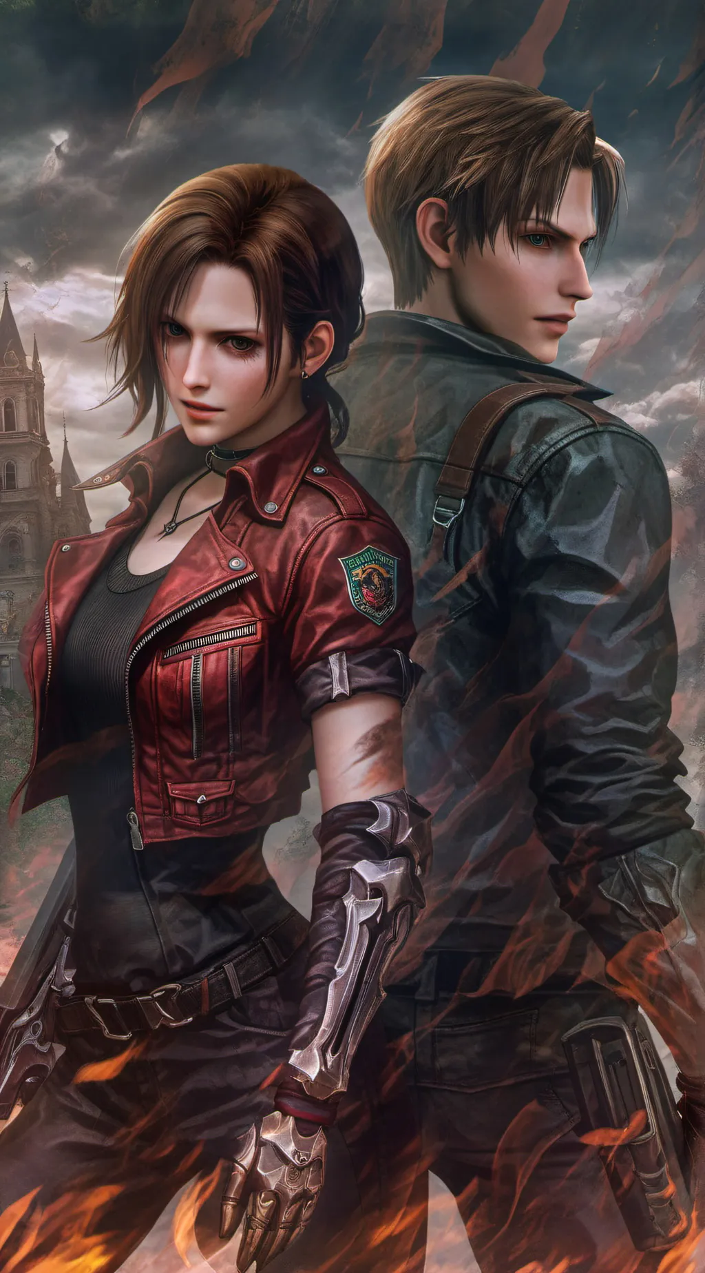 ai character: resident evil 2. background
