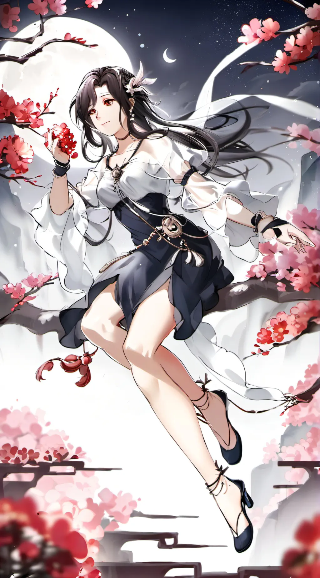 ai character: demon slayer  background
