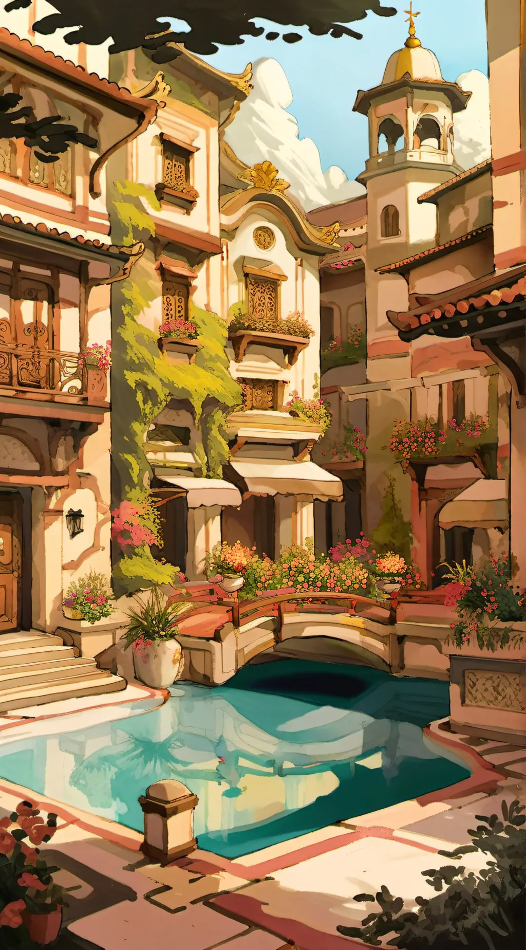 ai character: peace background