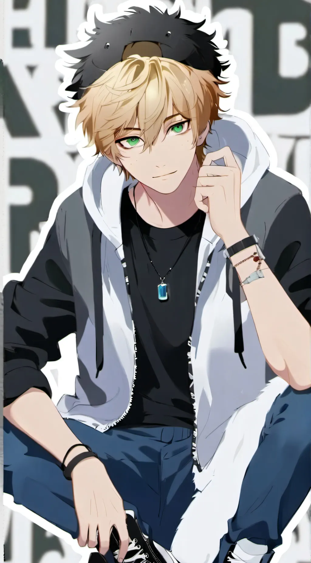 ai character: luke(short 4 lukas background