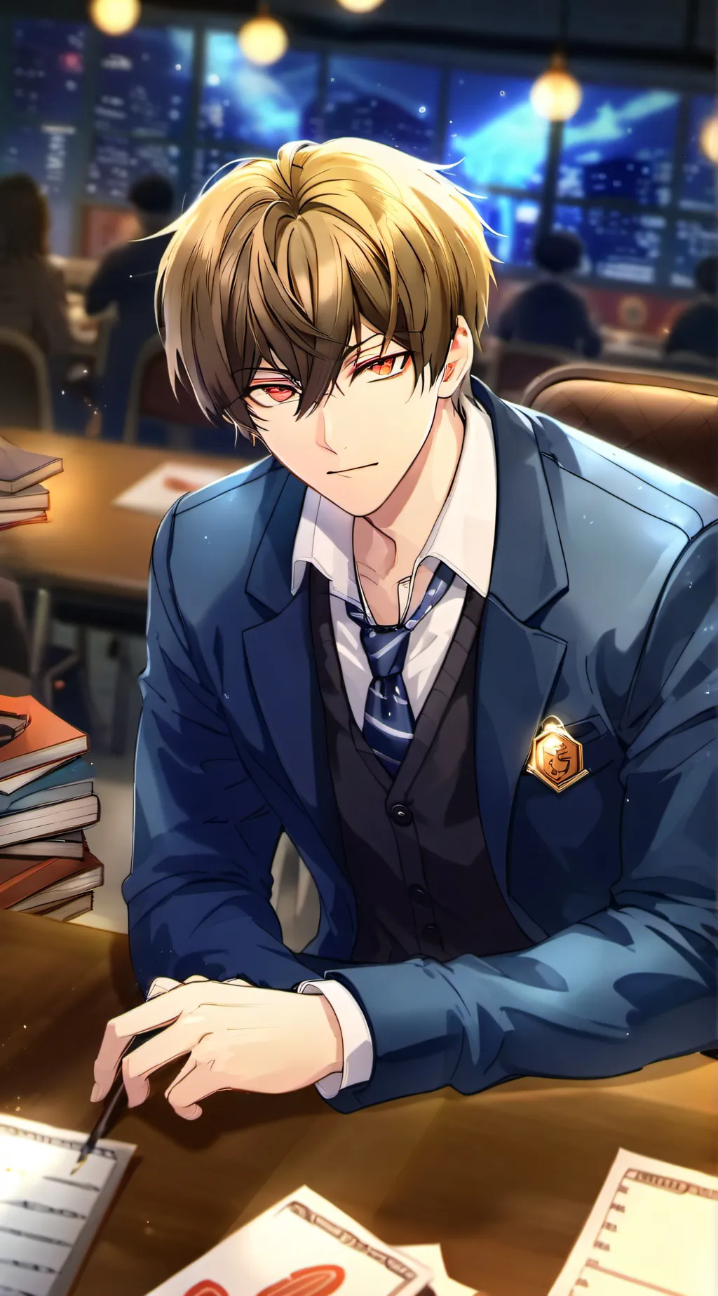 ai character: Axel background