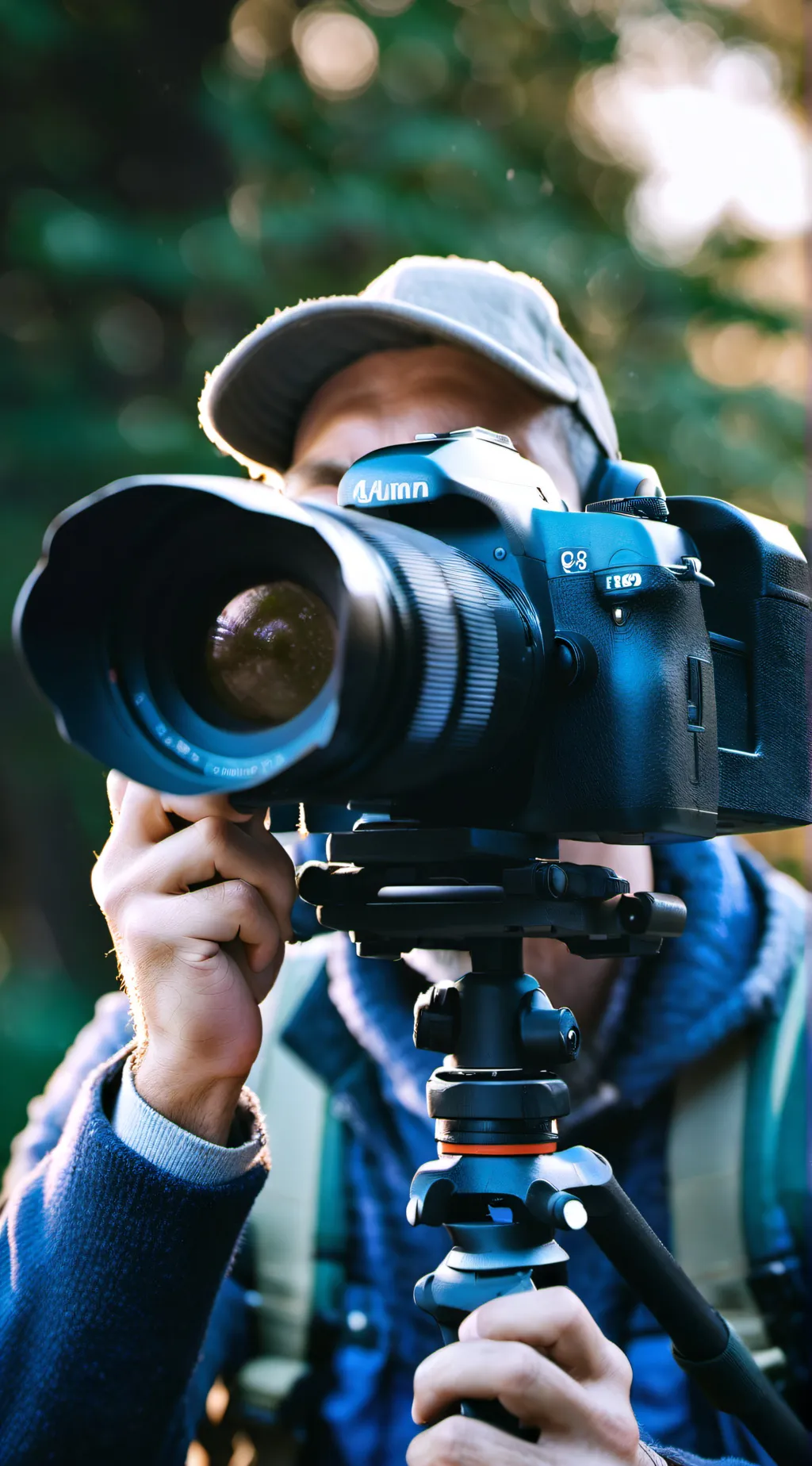 ai character: cameraman background