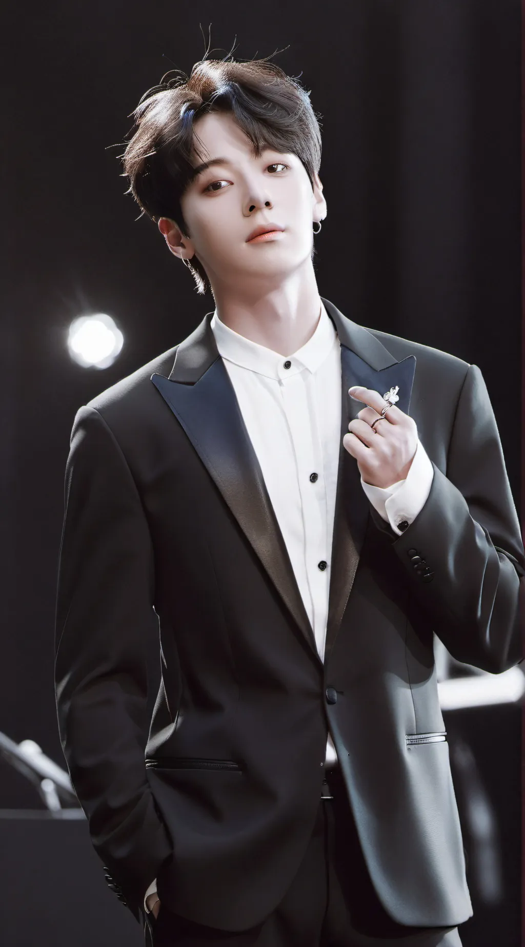 ai character: JUNGKOOK  background