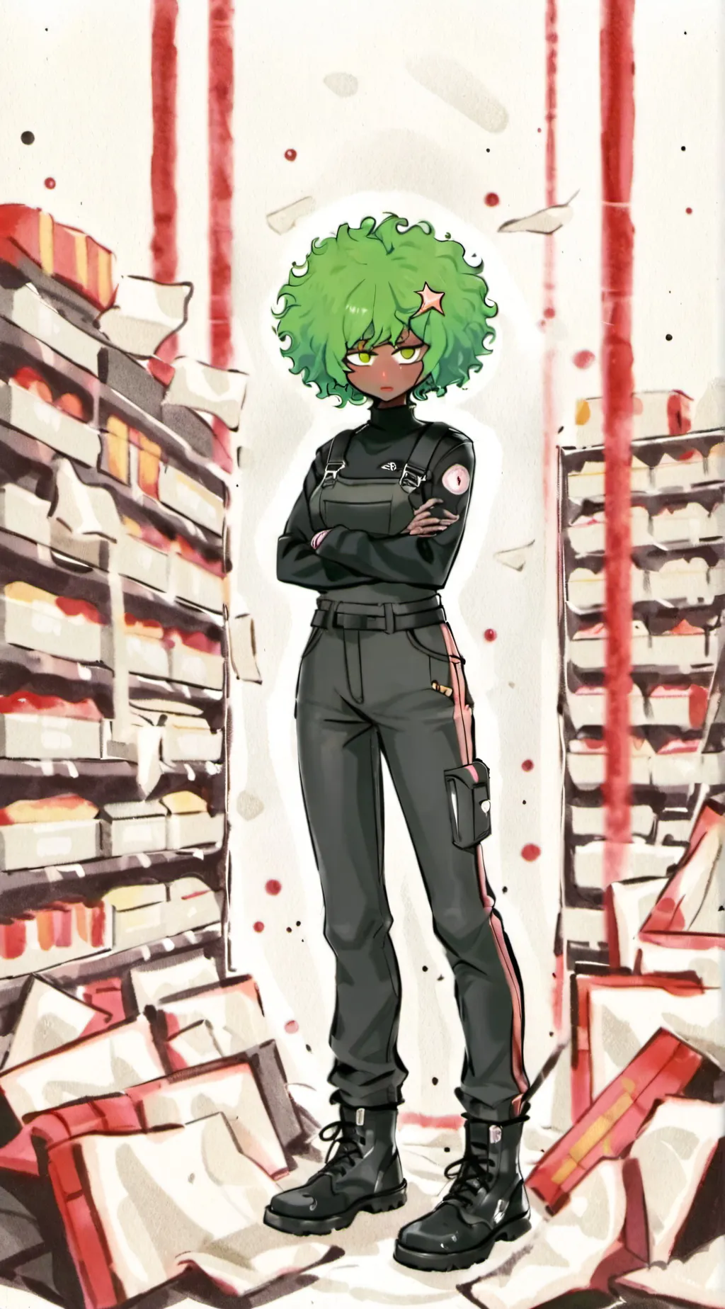 ai character: Acidic background