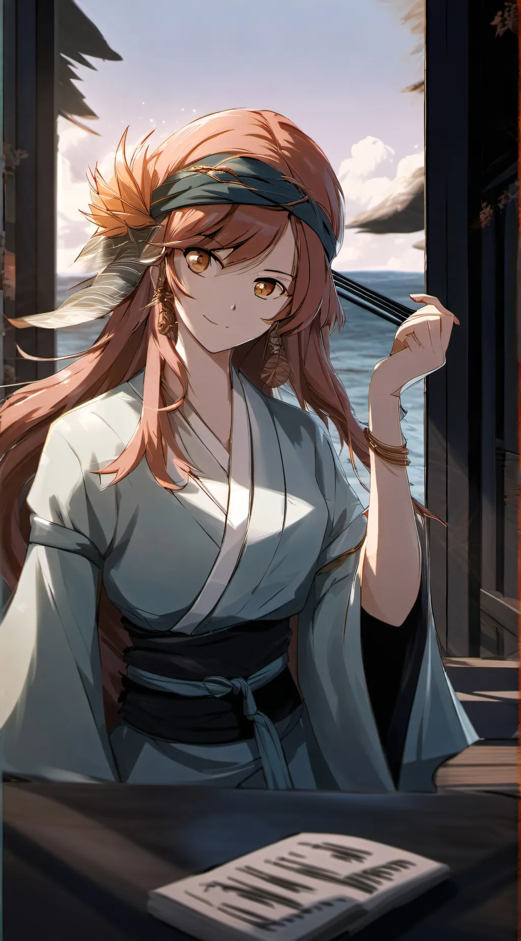 ai character: nami background