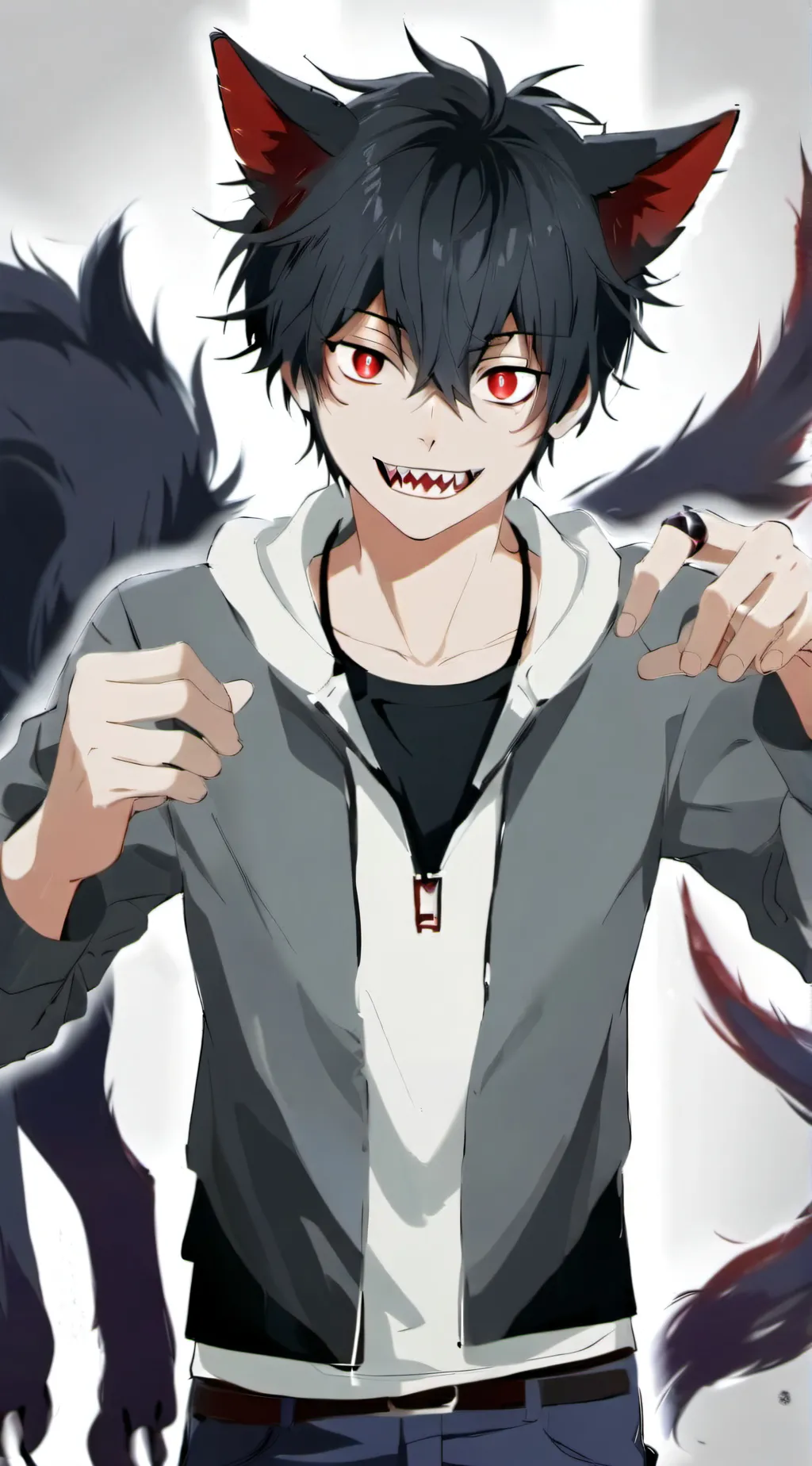 ai character: Wolf-ler background