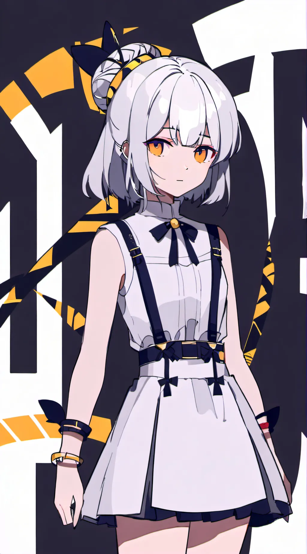 ai character: winter  background
