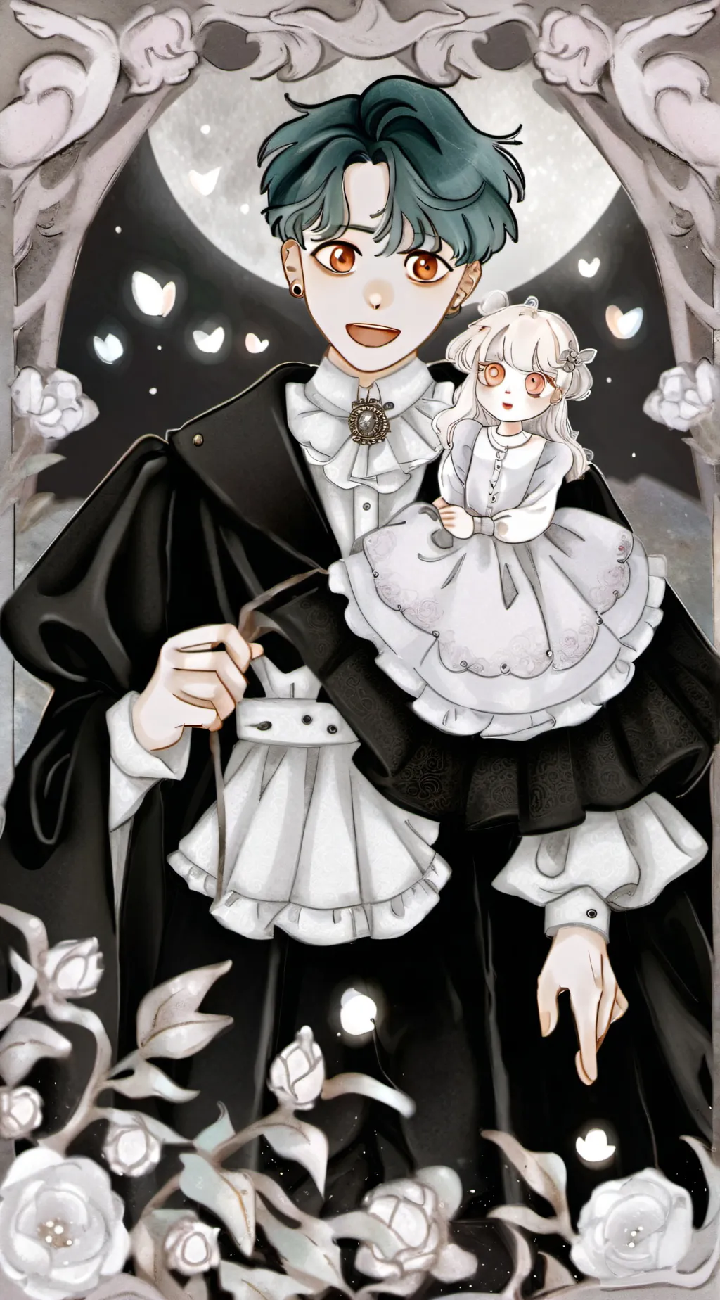 ai character: Ashley  background