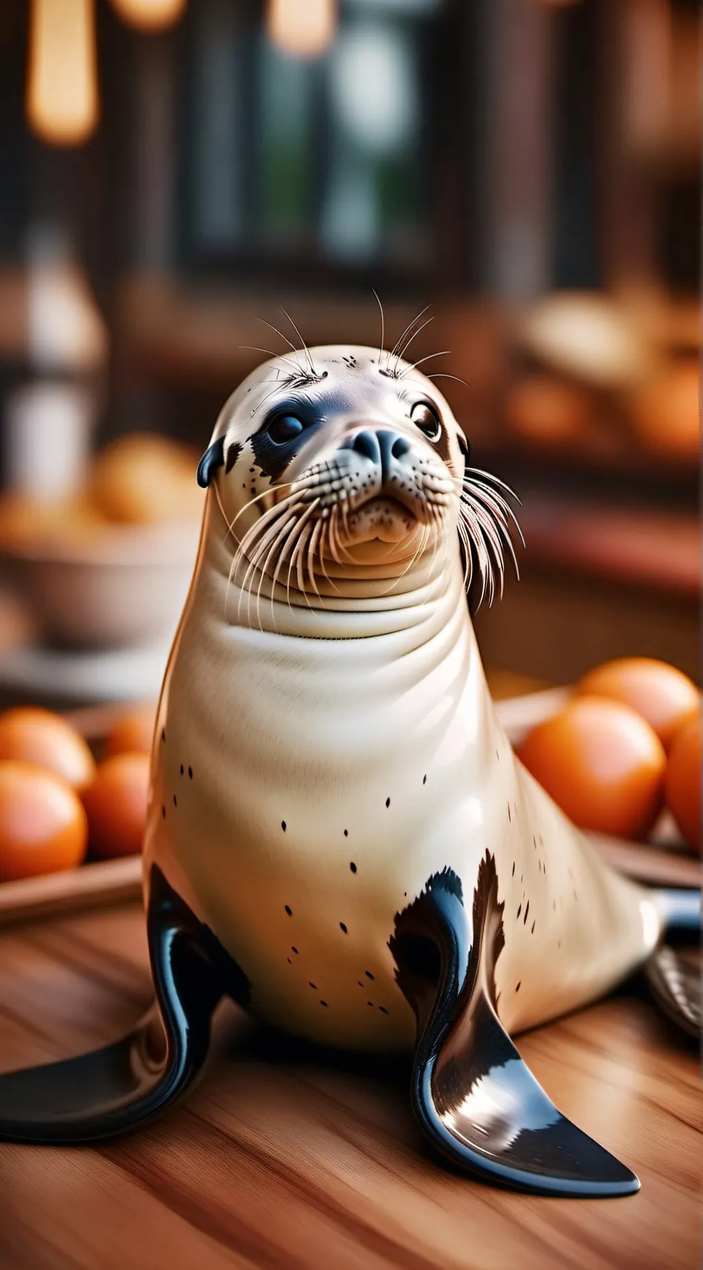 ai character: Seal background
