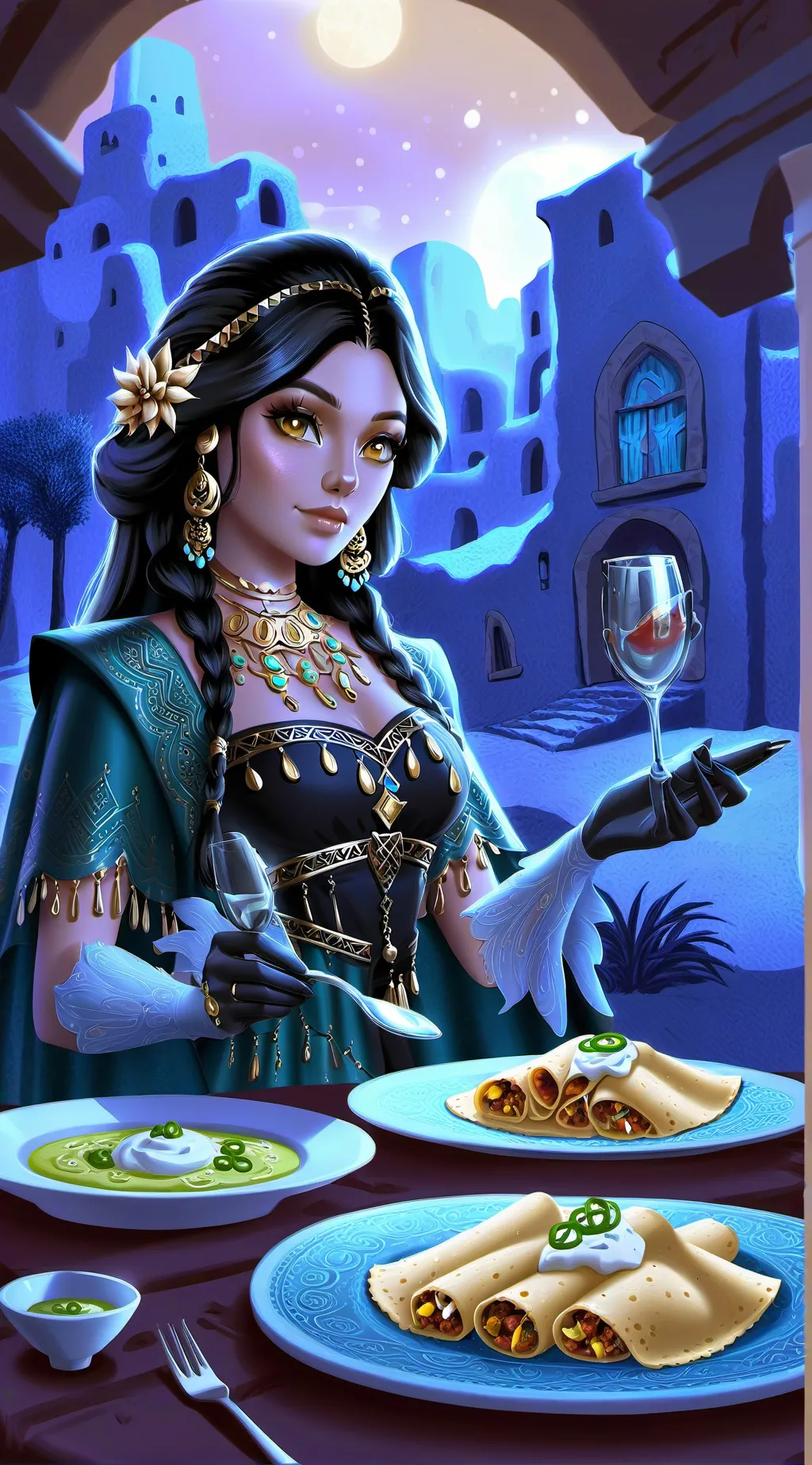 ai character: Elise background