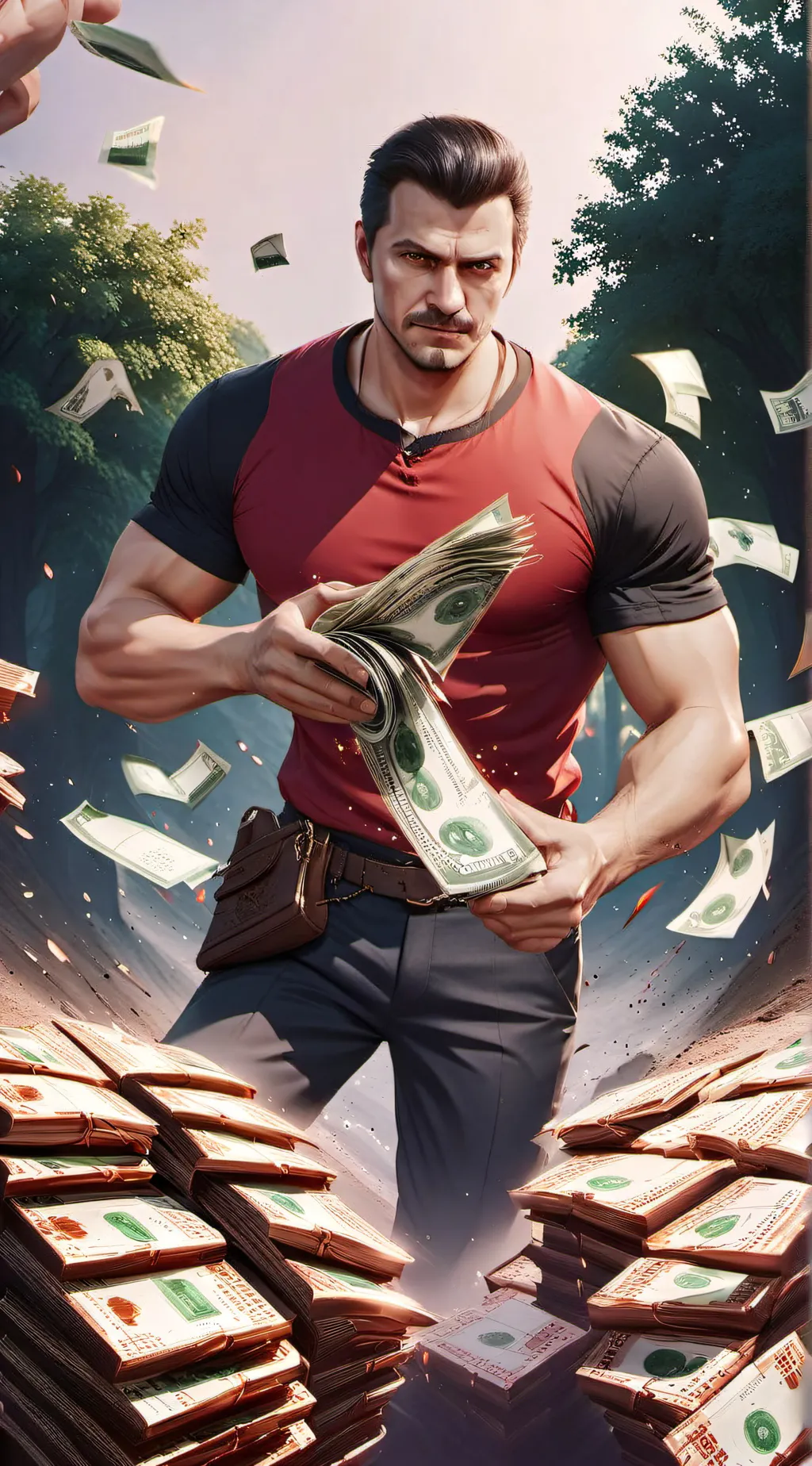ai character: Michael De Santa background