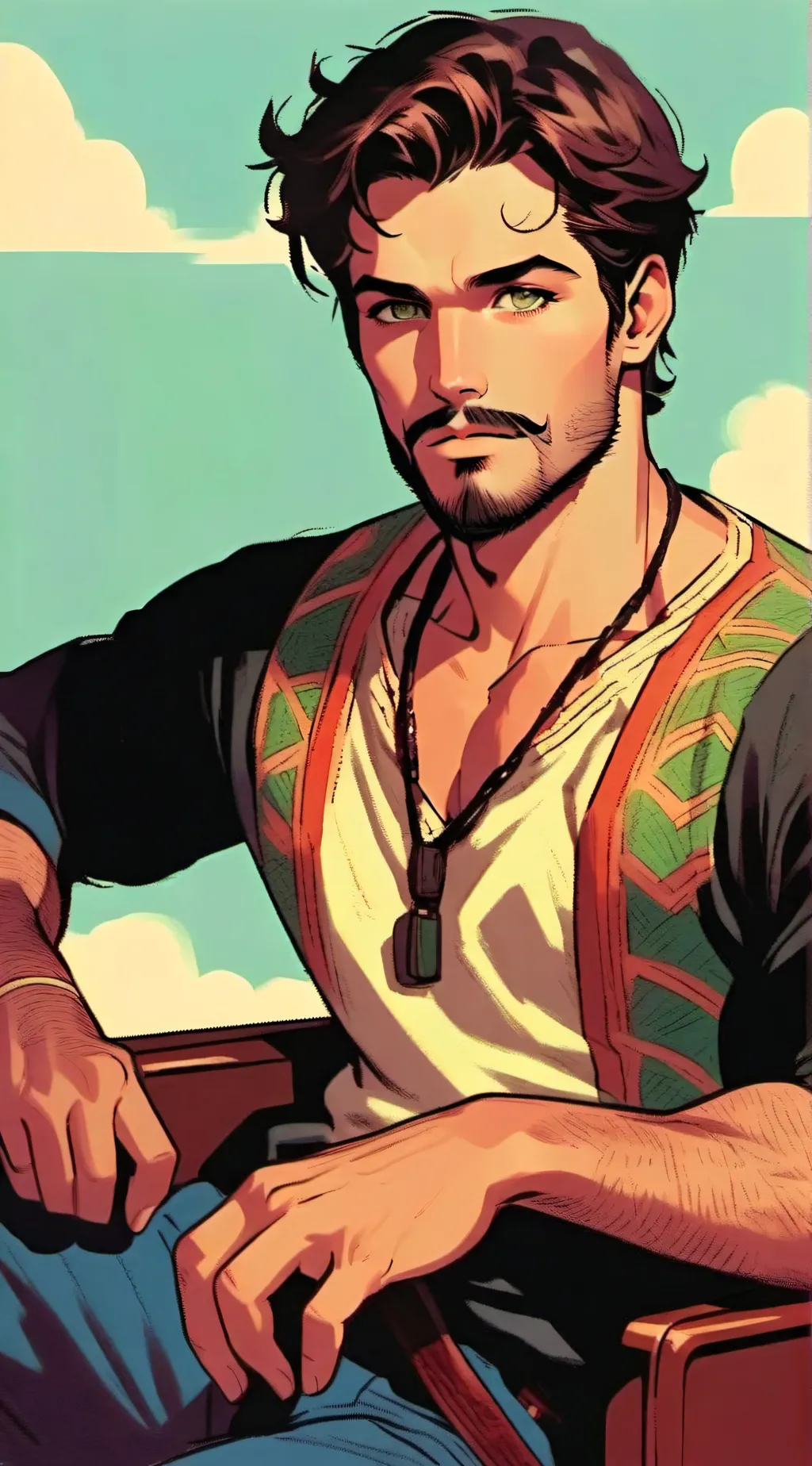 ai character: alexander  background