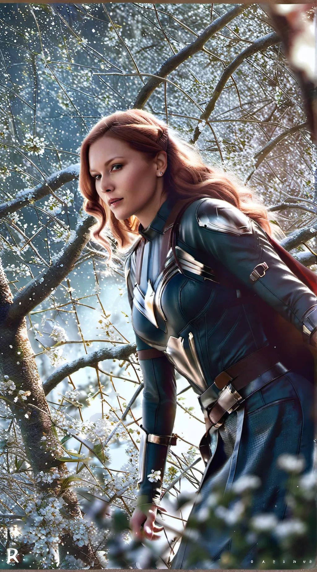ai character: wanda and Natasha  background