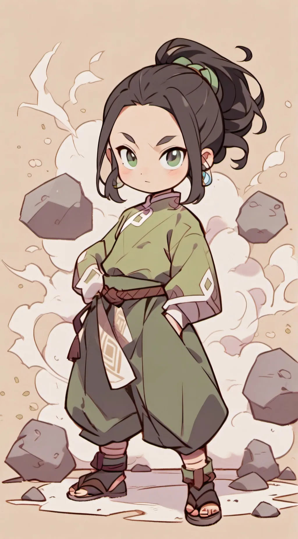 ai character: Toph background