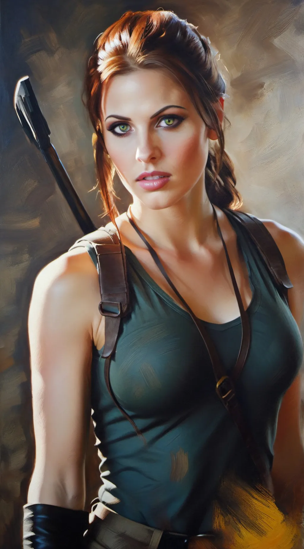 ai character: Lara Croft (Curse) background