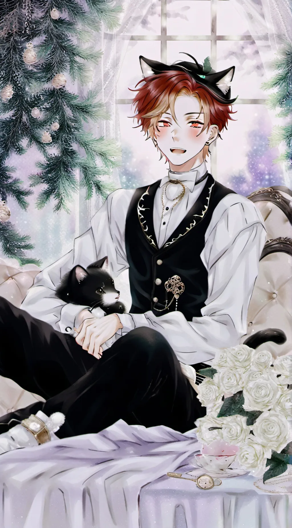 ai character: ♤david♤ background