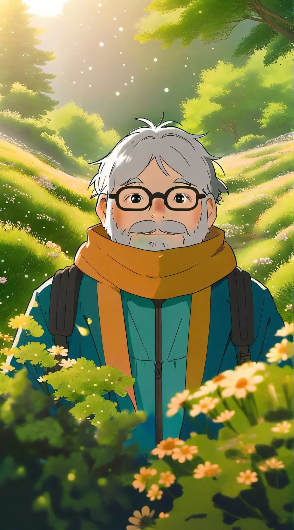 ai character: Grandpa  background