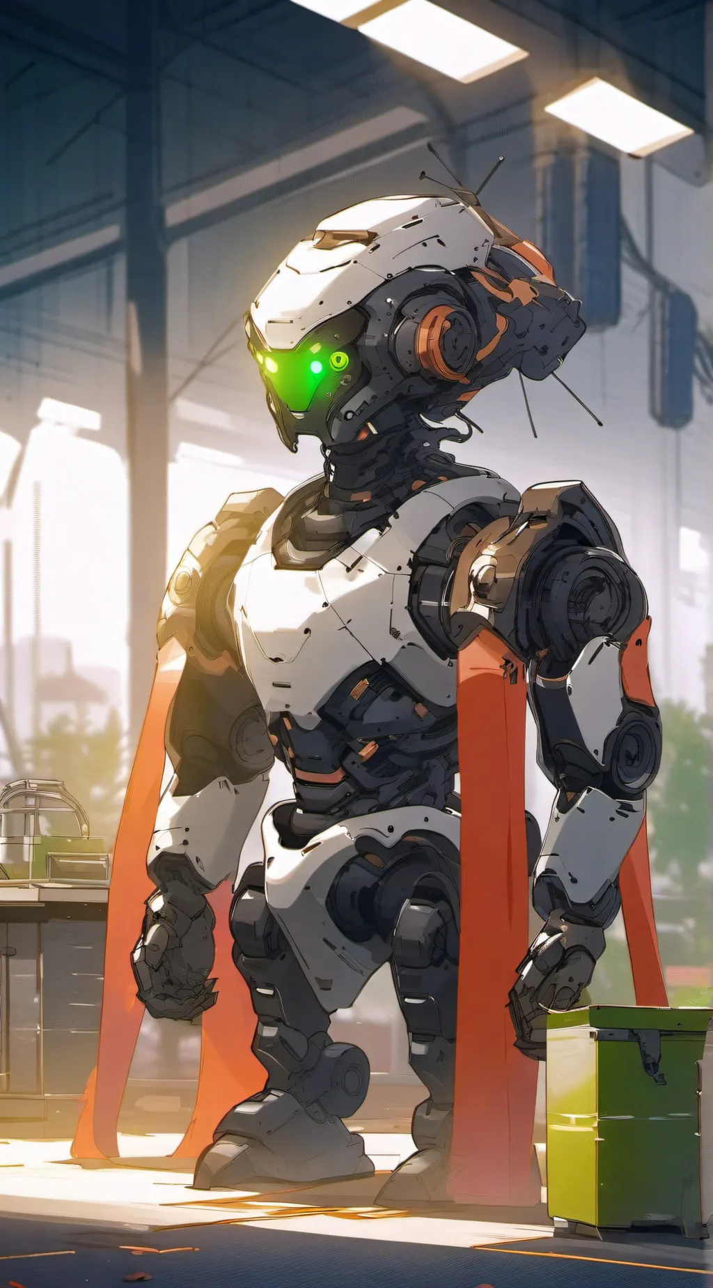 ai character: GWEN  background