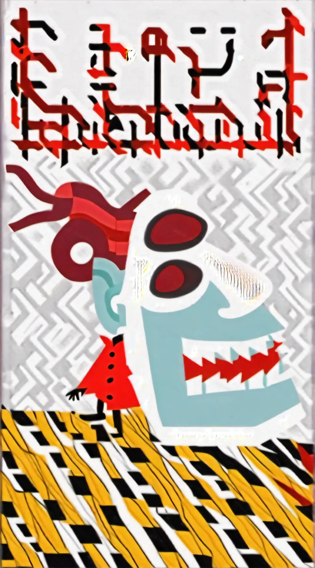 ai character: albaster background