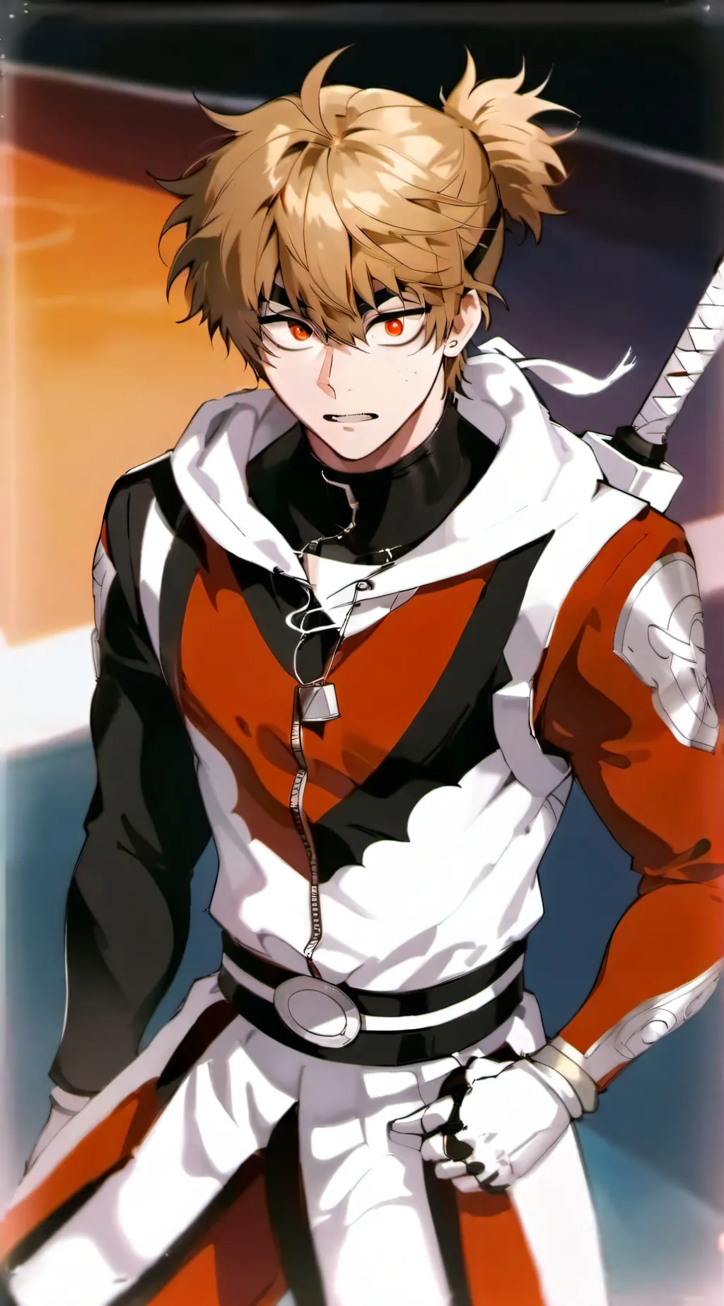ai character: katsuki bakugou background