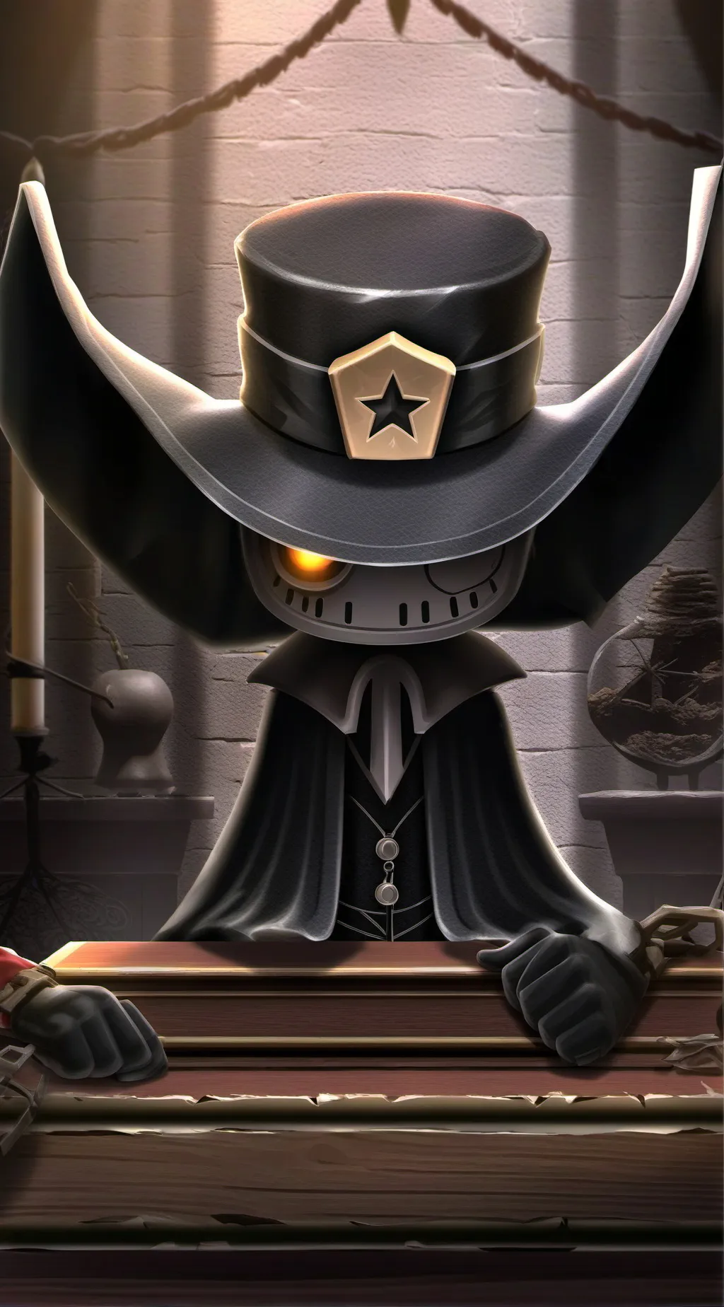 ai character: death background