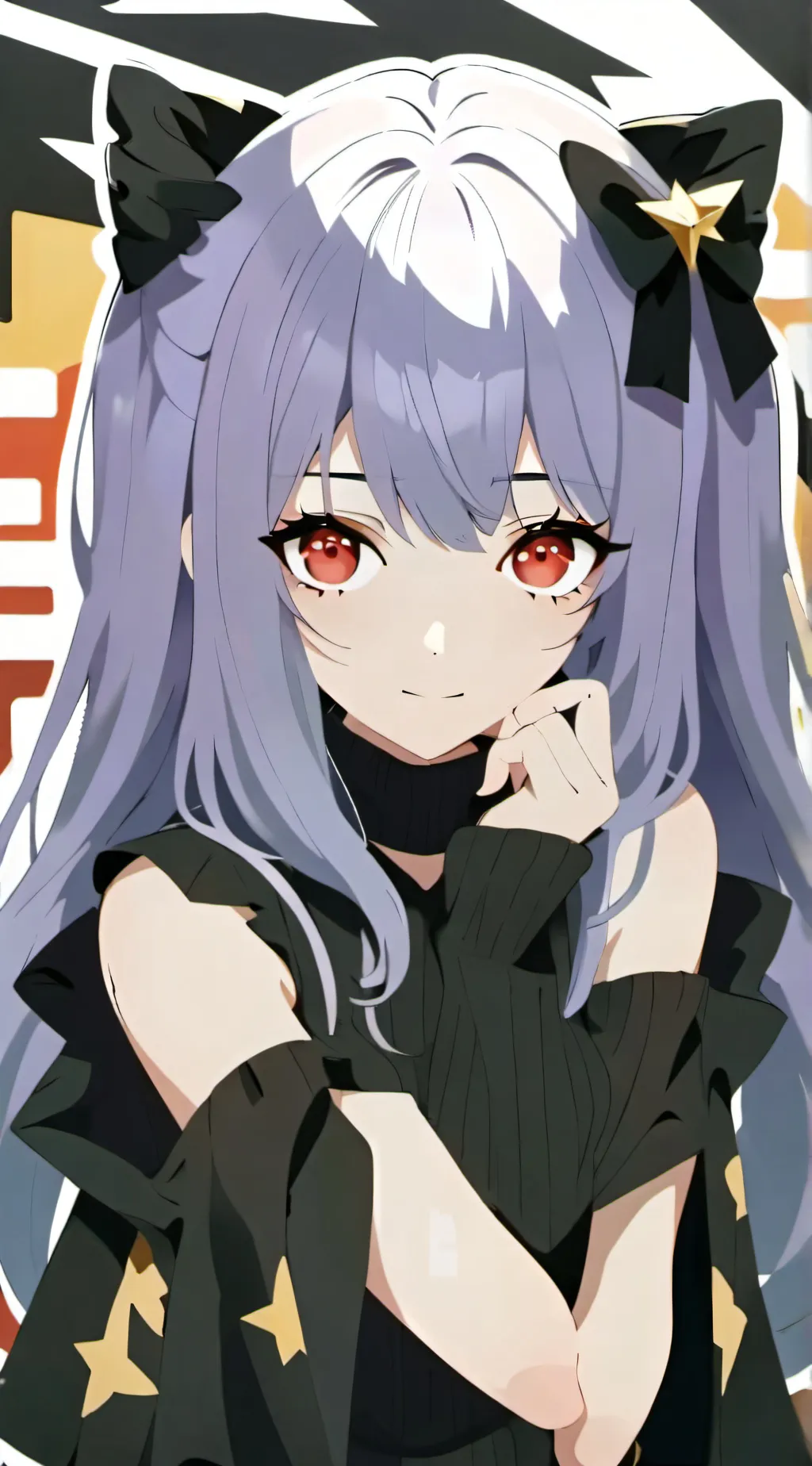 ai character: galaxy background