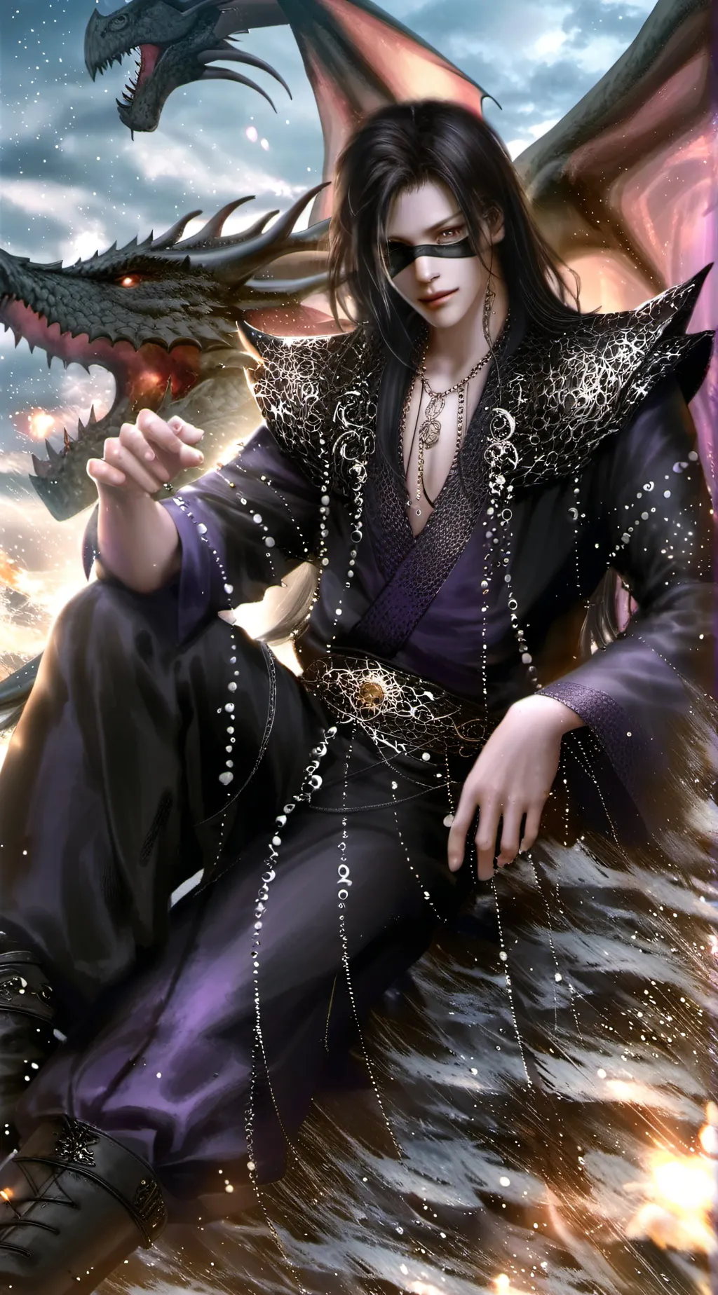 ai character: shirou Ogami  background