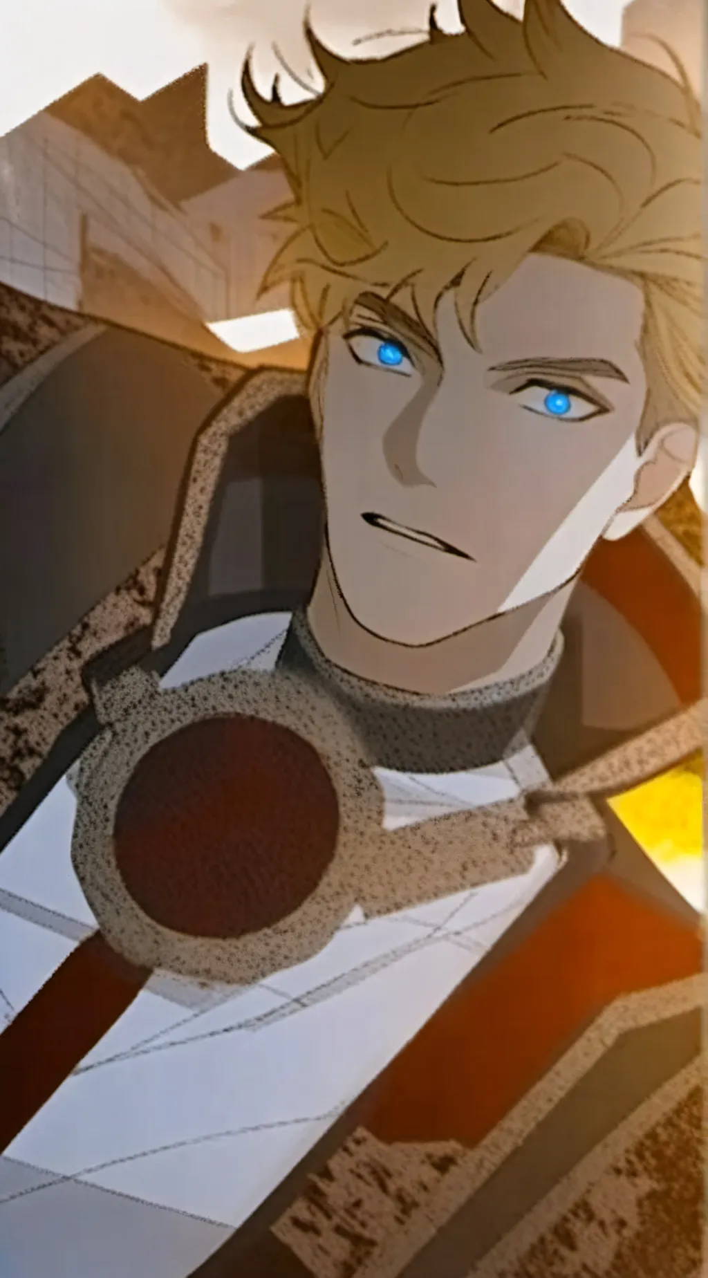 ai character: Luke castellan  background