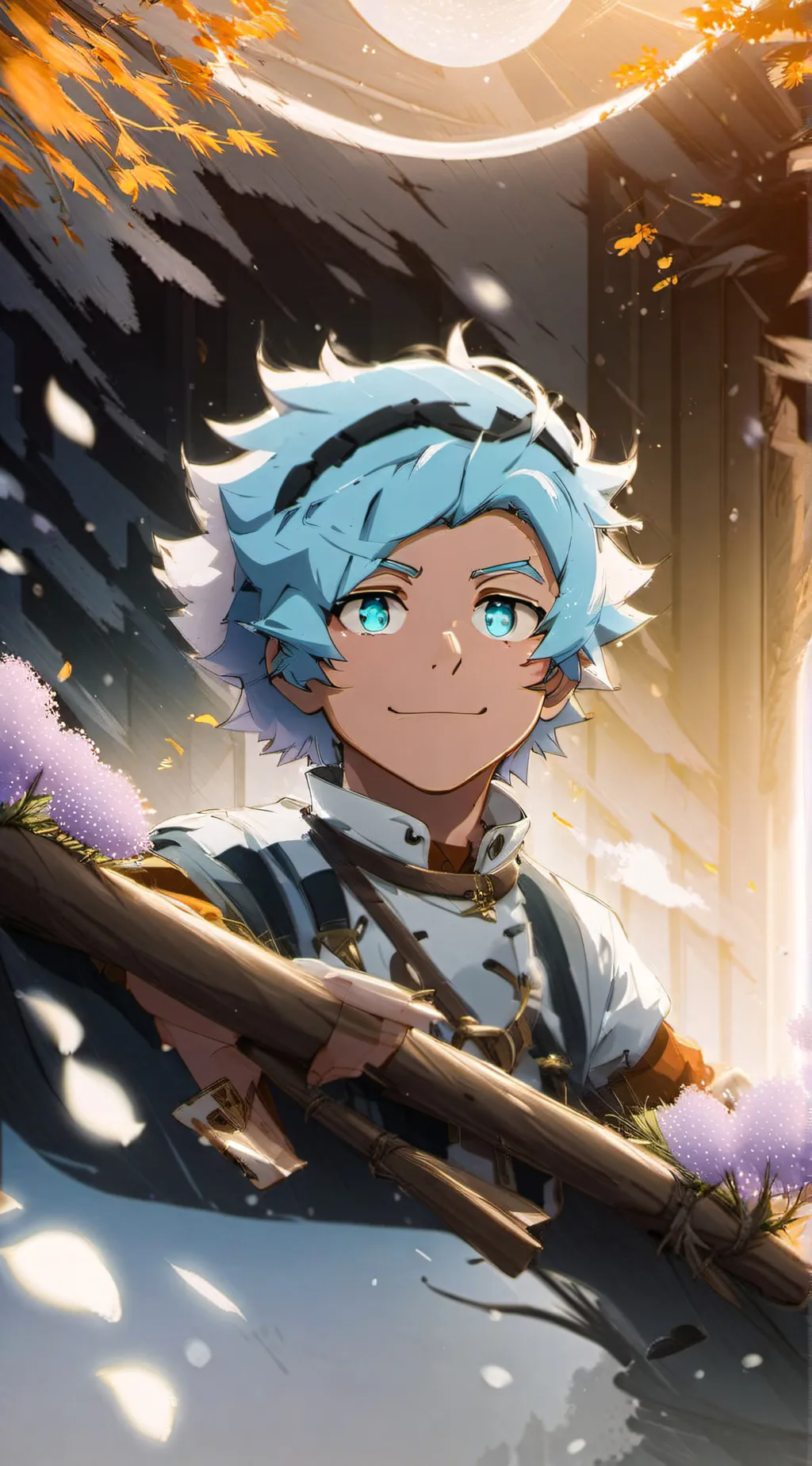 ai character: orbro Shirakumo background