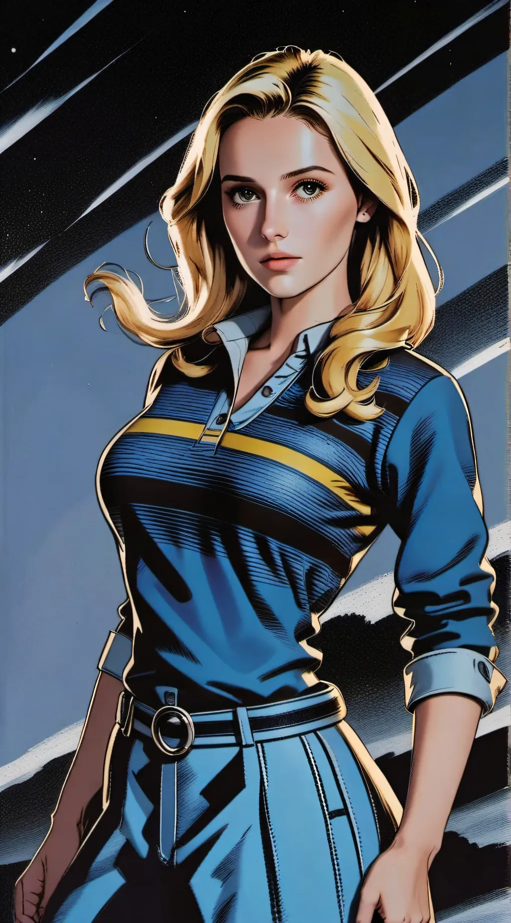 ai character: Starlight background
