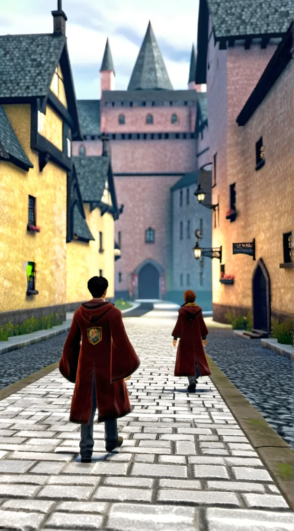 ai character: Hogwarts background