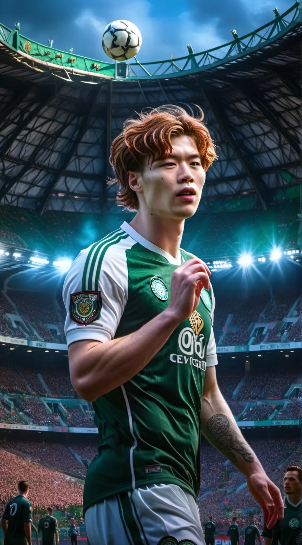 ai character: Kyogo Furuhashi  background