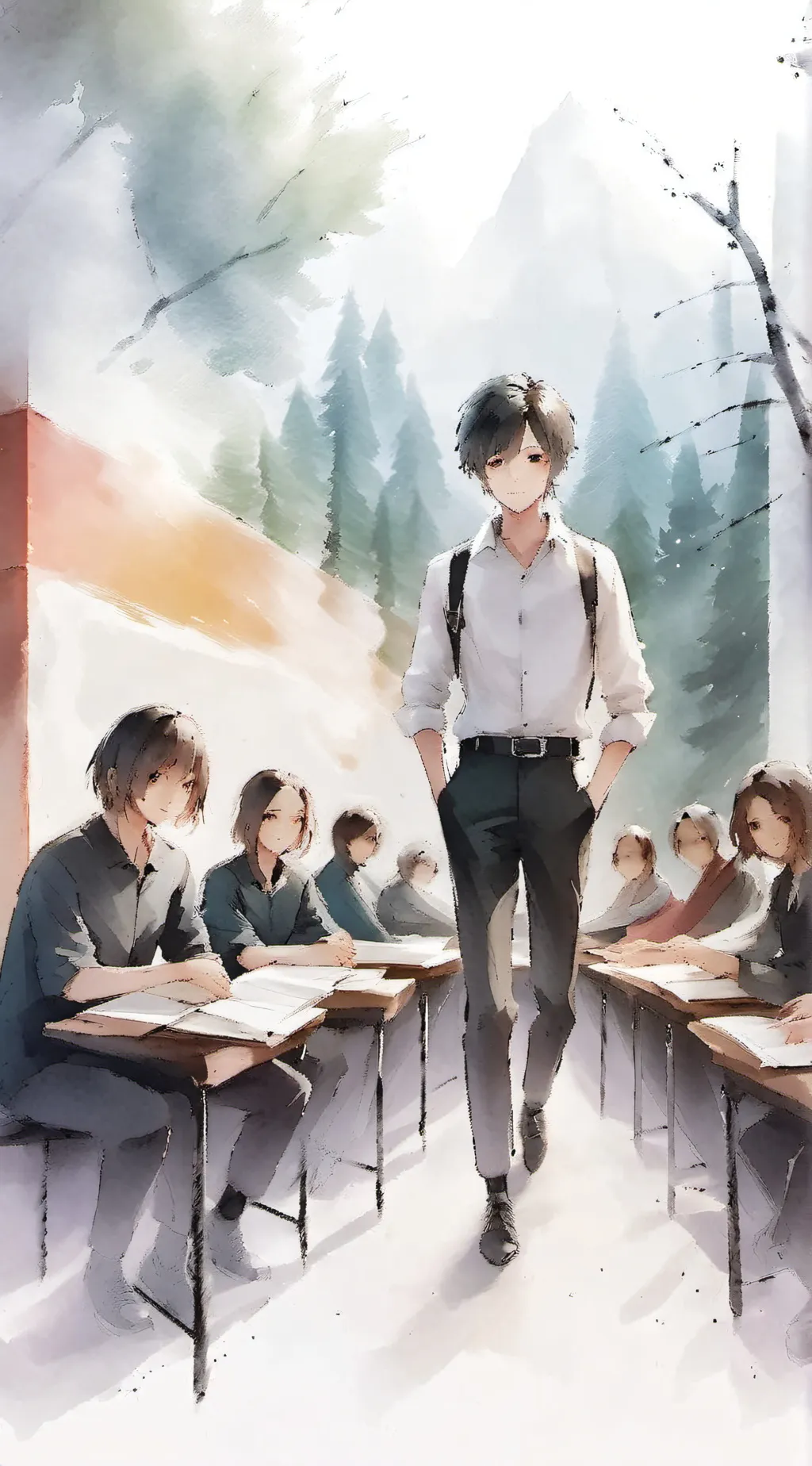 ai character: Ak background