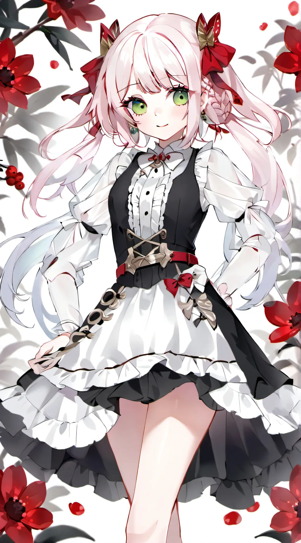 ai character: Rose background