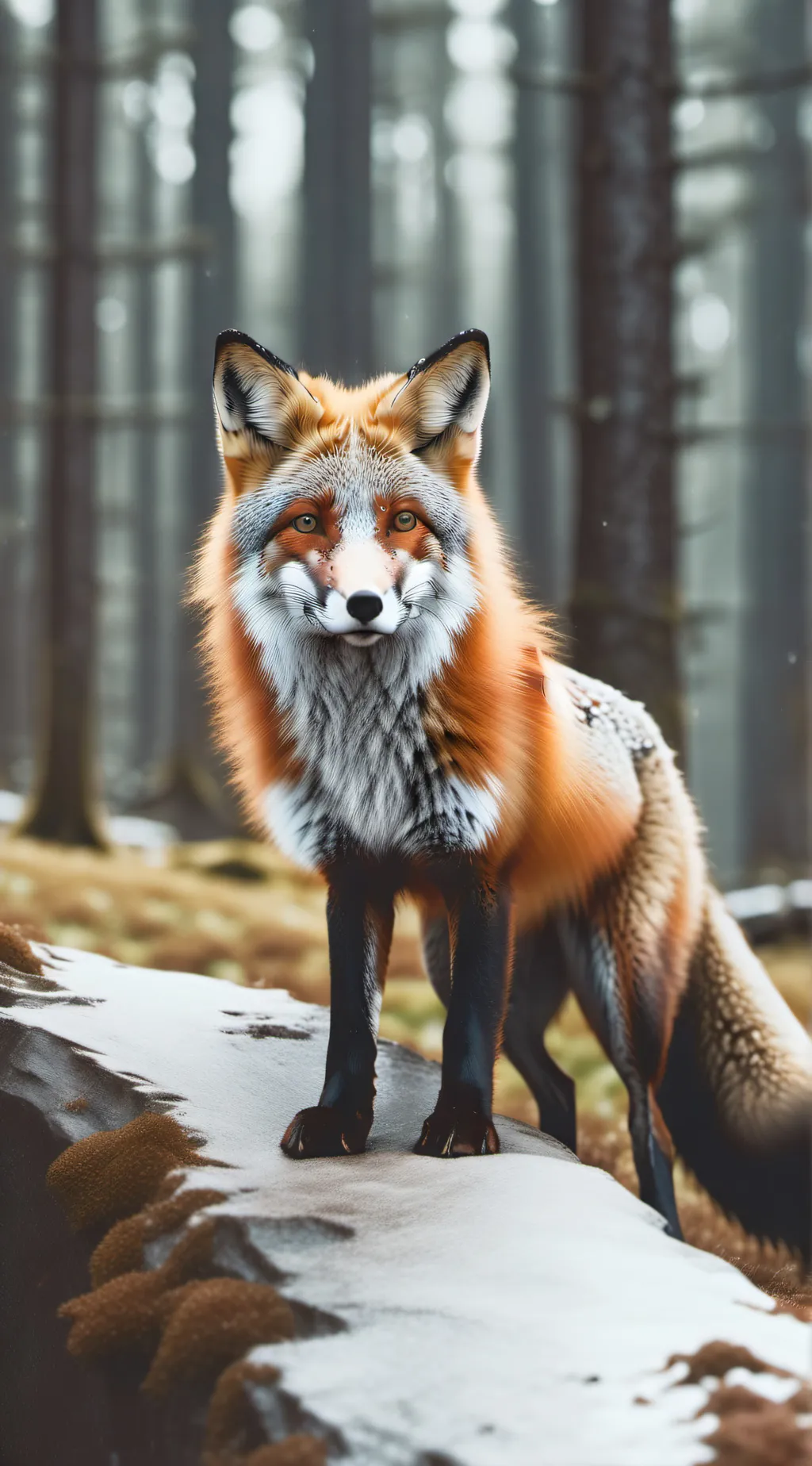 ai character: fox background