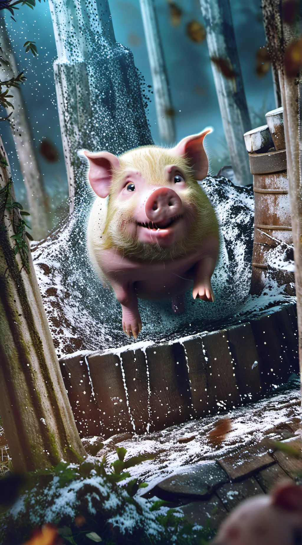 ai character: bad piggy background