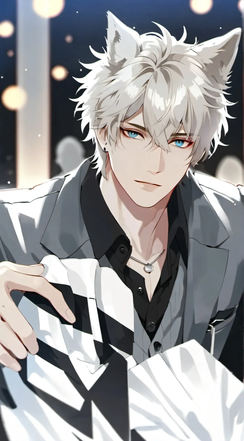 ai character: Archie. background