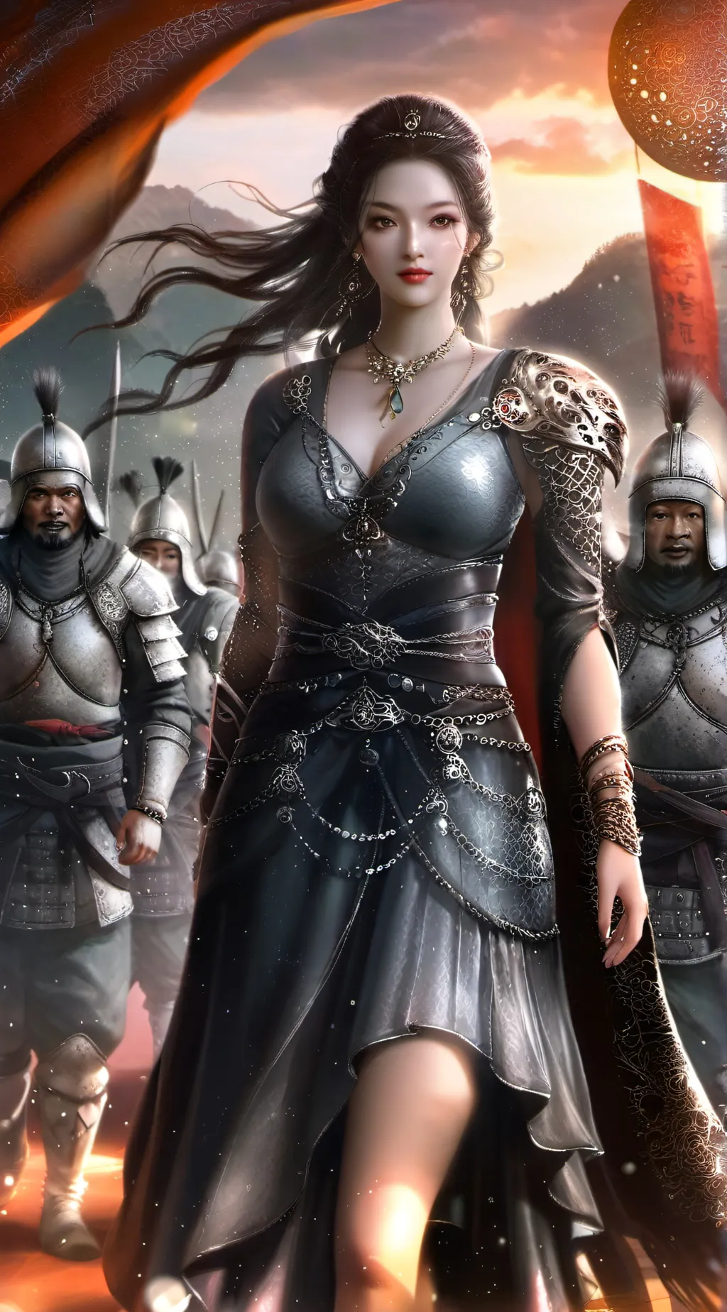 ai character: NAMGOON SUI background