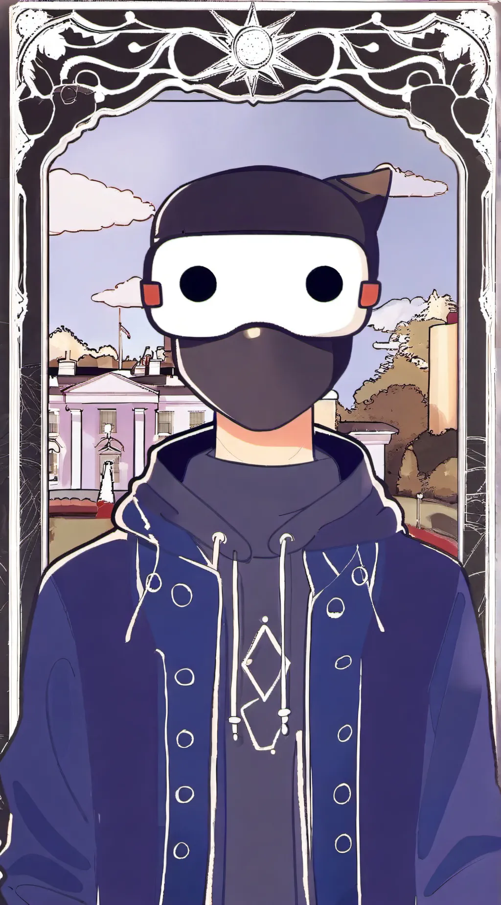 ai character: Dr flug  background