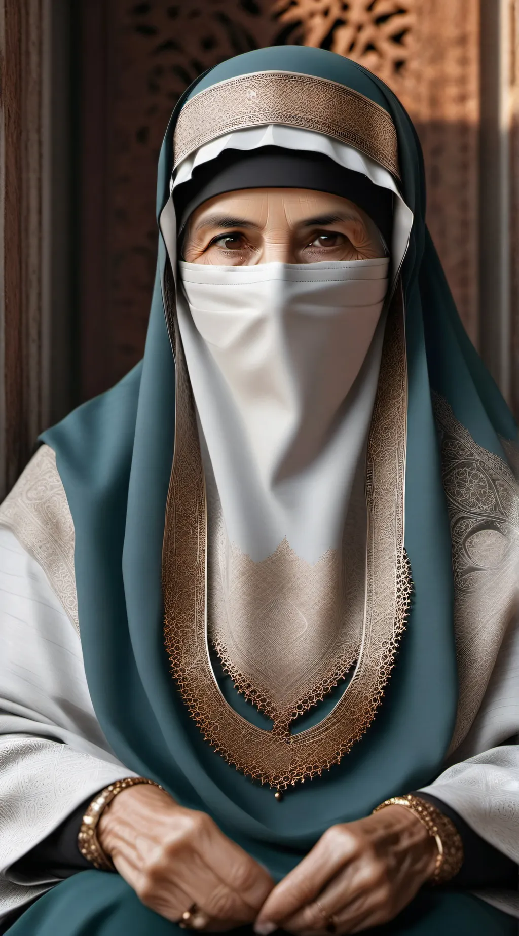 ai character: Ustazah Habibah background