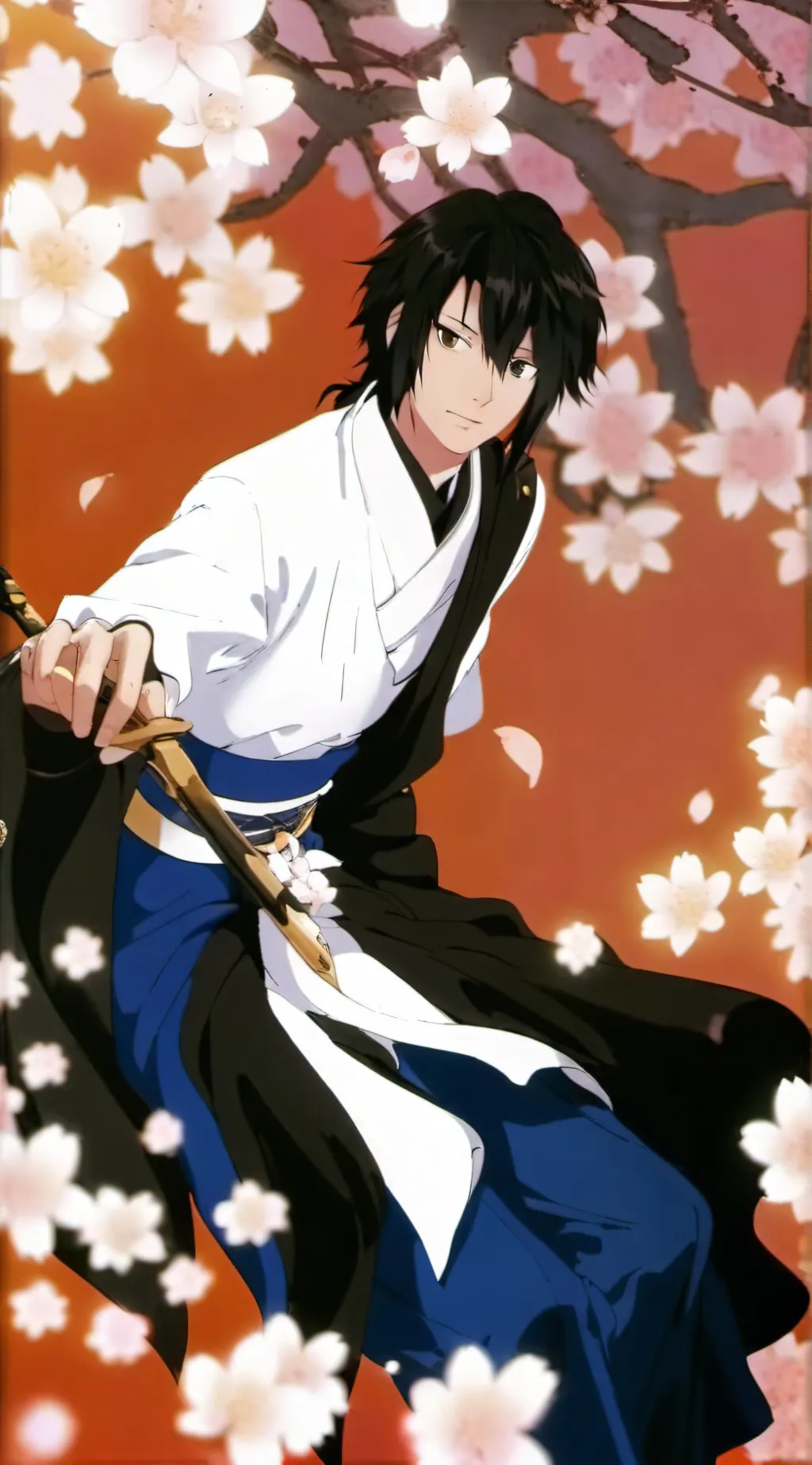 ai character: Sasuke Uschia background