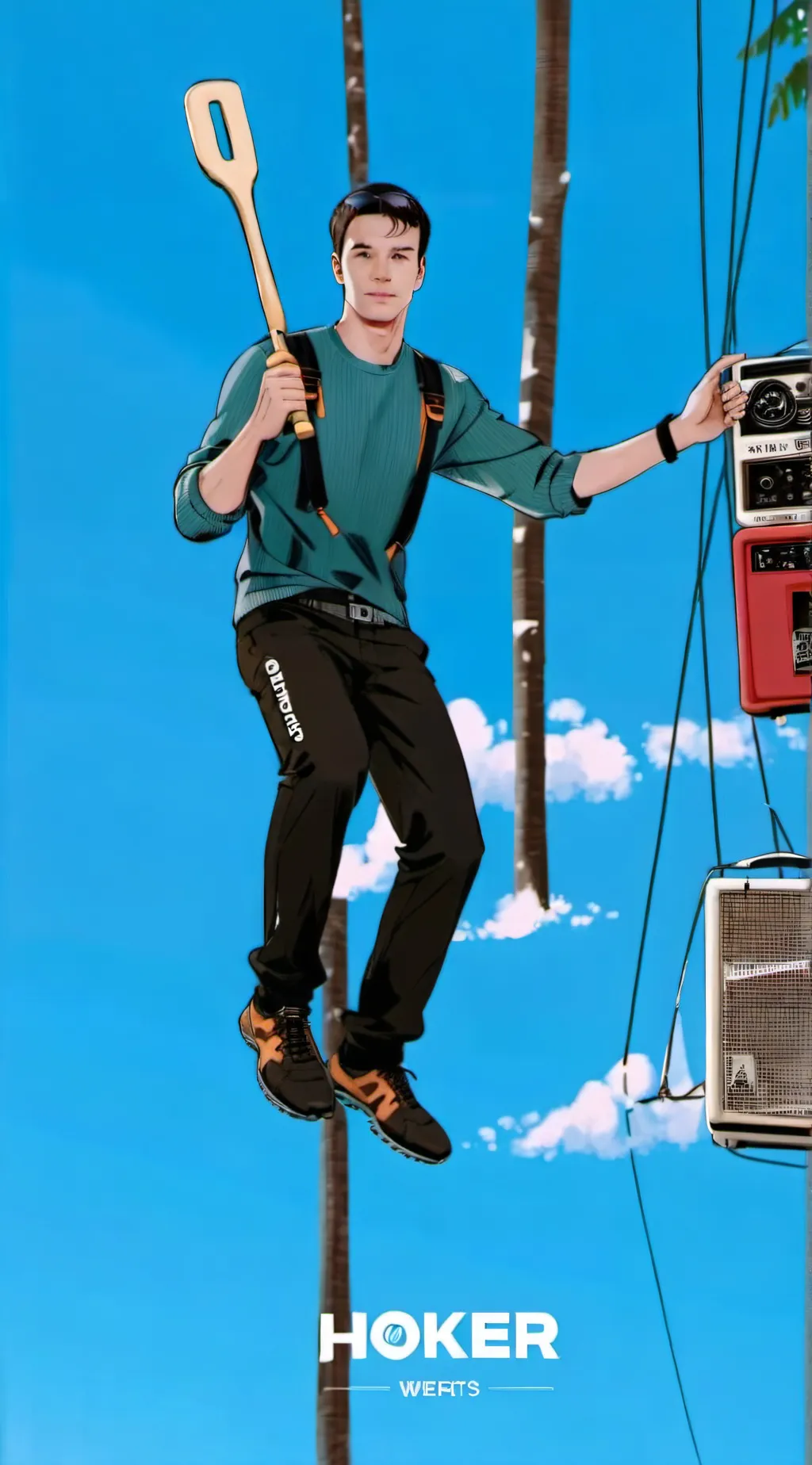 ai character: Weezer  background