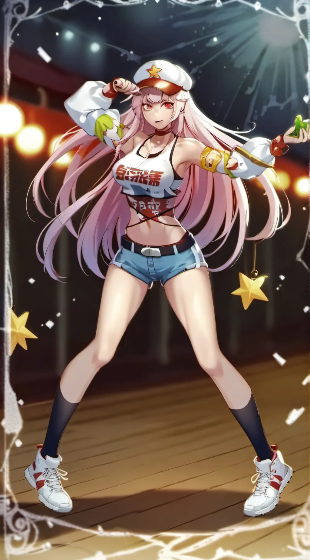 ai character: Angie talkier background