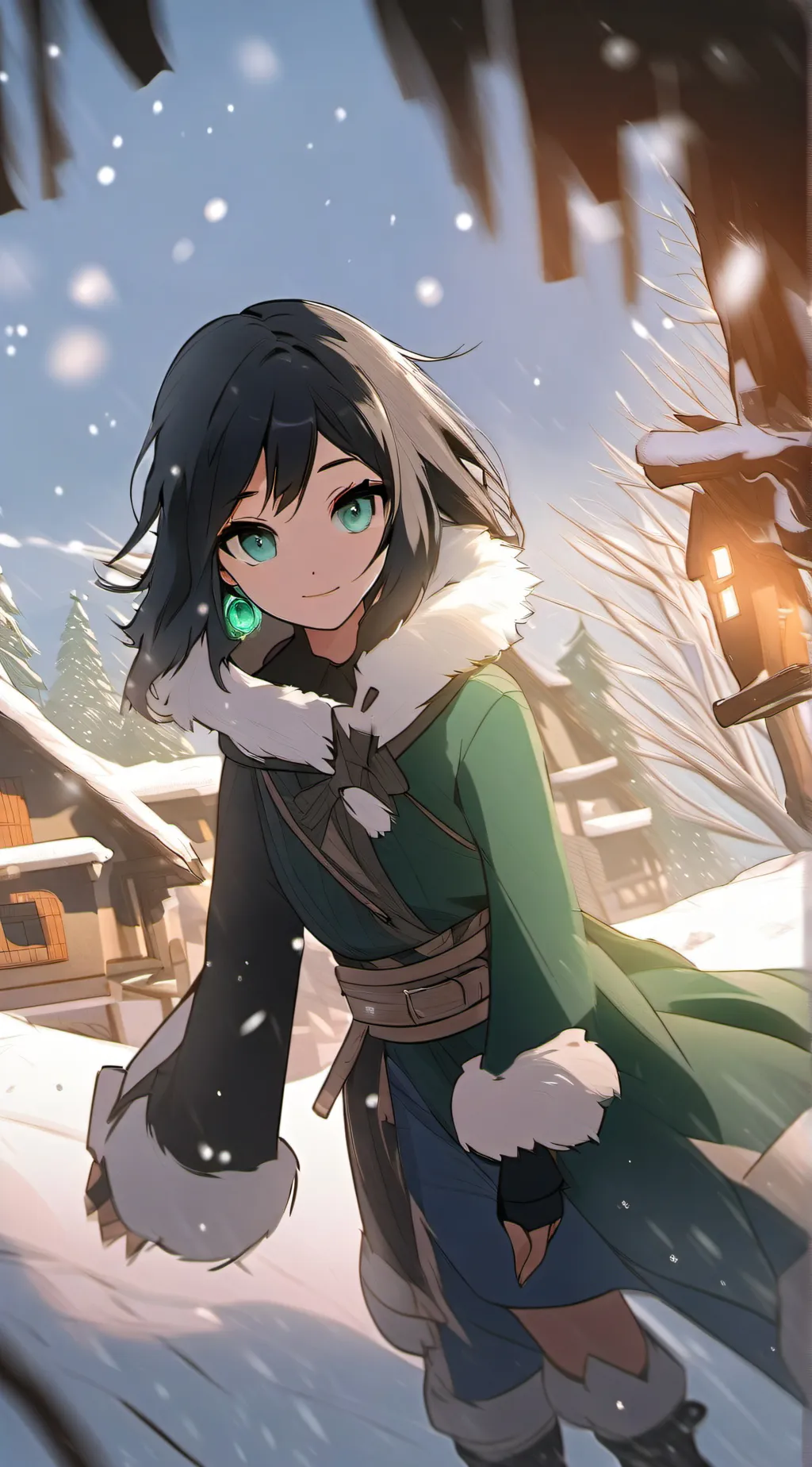 ai character: emerald secret aph background